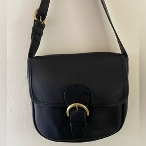 Vintage Coach Bedford Flap Black 4164